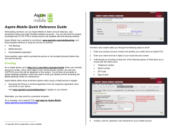 Heading 1 &ndash; Arial 16 bold - Aspire Federal Credit Union