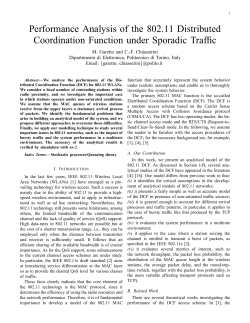 Performance Analysis of the 802.11 Distributed Coordination