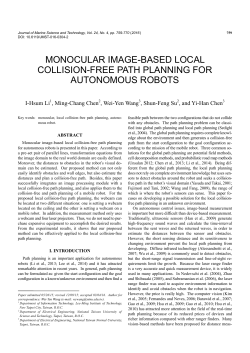 monocular image-based local collision