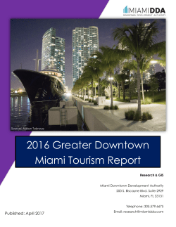 greater downtown miami tourism report