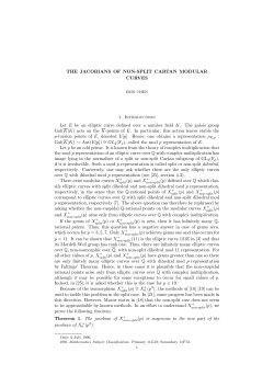 THE JACOBIANS OF NON-SPLIT CARTAN MODULAR CURVES 1