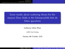 Some results about scattering theory for the massive Dirac fields in