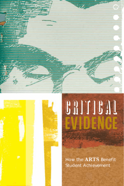 How the Arts Benefit Student Achievement