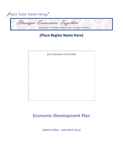SET Plan Template - Southern Rural Development Center