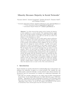 Minority Becomes Majority in Social Networks