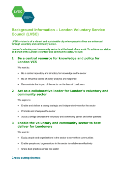 United Way in London - London Voluntary Service Council