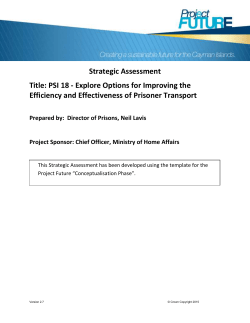 Project Future &ndash; PSI 18 &ndash; Prisoner Transport, 11 May
