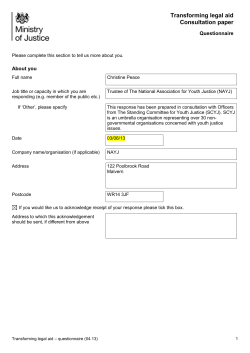 Legal aid June 2013