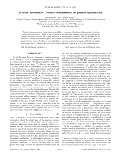 All (qubit) decoherences: Complete characterization and physical
