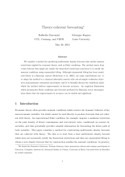 Theory-coherent forecasting
