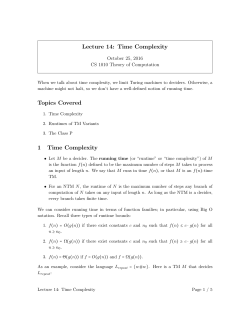 Time Complexity