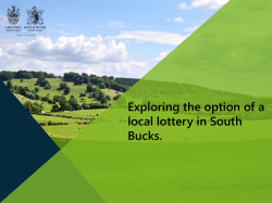 good causes - South Bucks District Council