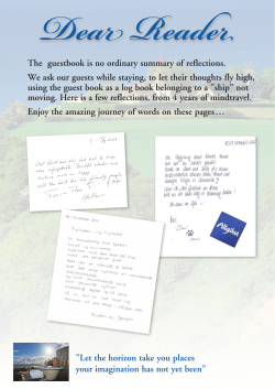 Let the horizon take you places your imagination has not yet been&rdquo;