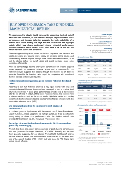 july dividend season: take dividends, maximize total
