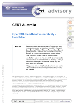 CERT Australia suggests users consider the following specific