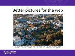Better Pictures for the Web (ppt)