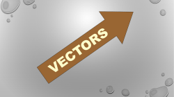 Blue and orange vectors have same magnitude but