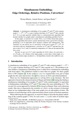 Simultaneous Embedding: Edge Orderings, Relative Positions