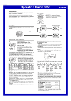 Operation Guide 3053