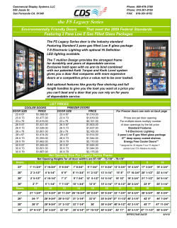 6-1-12 Price set.xlsx - Commercial Display Systems