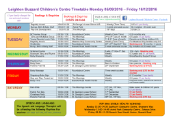 Leighton Buzzard Children`s Centre