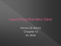 PPT - chapter 13 - Hudson City Schools