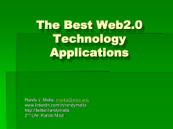 The 10 Best Free Web2.0 Applications - e-Learning System