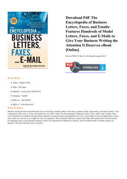 PdF The Encyclopedia of Business Letters