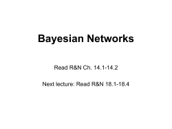 Bayesian Netwiorks