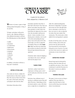 A game for two players Rules adapted by A. Marston Croft