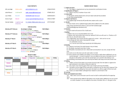 CLUB CONTACTS Gill Loveridge Sileby Ladies glothy26@yahoo