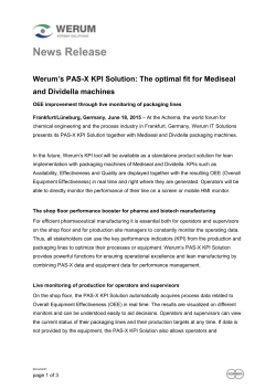 news (Word) - Werum IT Solutions America, Inc.