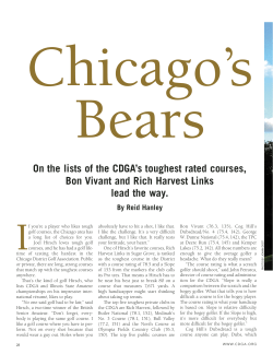 On the lists of the CDGA`s toughest rated courses, Bon Vivant and