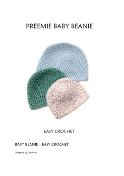 Crocheted Baby Hat Patterns - Sheffield Clinical Research