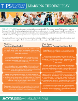 learning through play