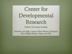 Center for Developmental Research