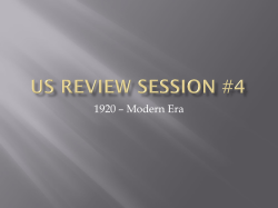 US Review Session #4