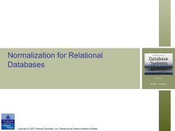 Fundamentals of Database Systems