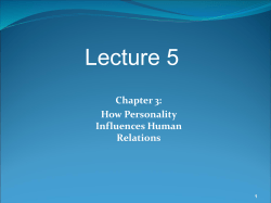 Lecture 4 (Nov. 2)