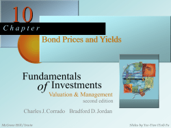 Premium and Discount Bonds