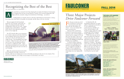 Recognizing the Best of the Best Three Major Projects Drive