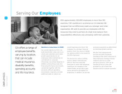 Serving our Employees