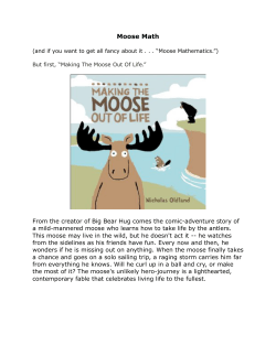 Moose Math Main Presentation - Yukon Education