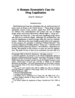 Drug Legalization - UC Davis Law Review