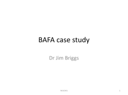 BAFA case study
