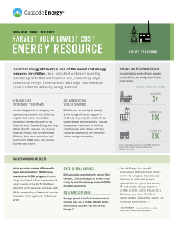 energy resoUrce - Cascade Energy