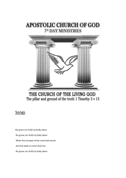 - Apostolic Church of God 7th Day