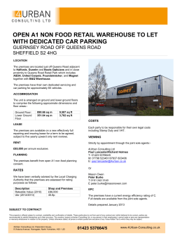open a1 non food retail warehouse to let with dedicated car parking