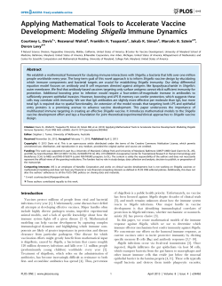Applying Mathematical Tools to Accelerate Vaccine Development