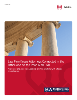 Law Firm Keeps Attorneys Connected in the Office and on the Road